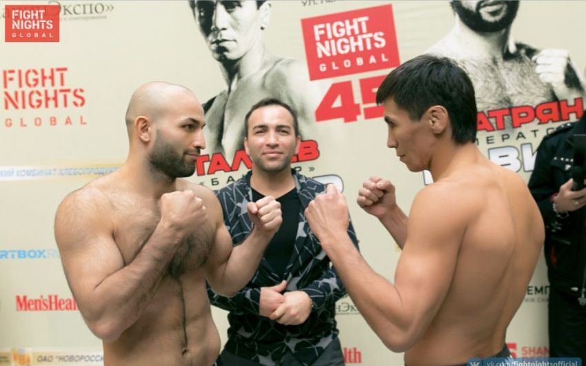 Взвешивание и состав участников FIGHT NIGHTS GLOBAL 45