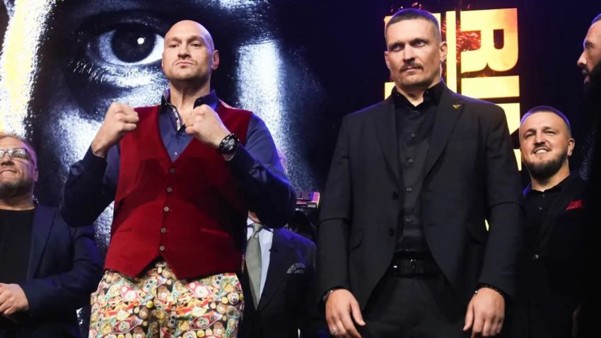 Тайсон Фьюри заявил, что они с Усиком подерутся за восемь титулов: "Это будет рекорд"