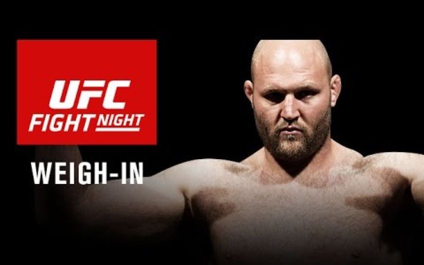 Взвешивание UFC Fight Night 86 Zagreb