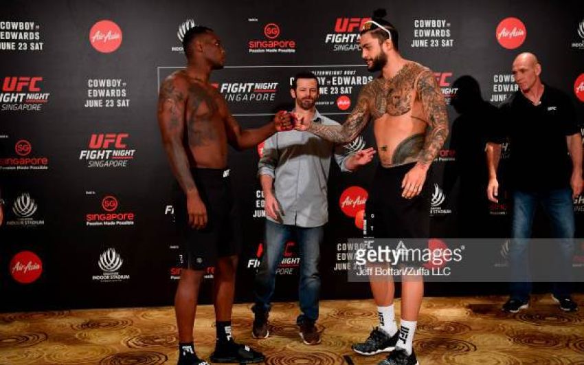 UFC Fight Night 132: Овинс Сент-Прю победил Тайсона Педро