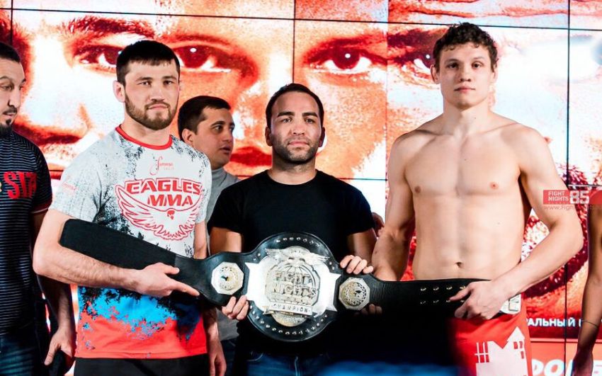 В Москве прошло взвешивание участников турнира FIGHT NIGHTS GLOBAL 85