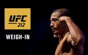 Церемония взвешивания перед UFC 212