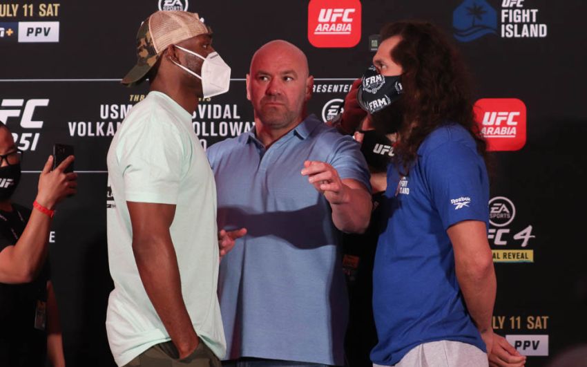 Видео боя Камару Усман - Хорхе Масвидаль UFC 251