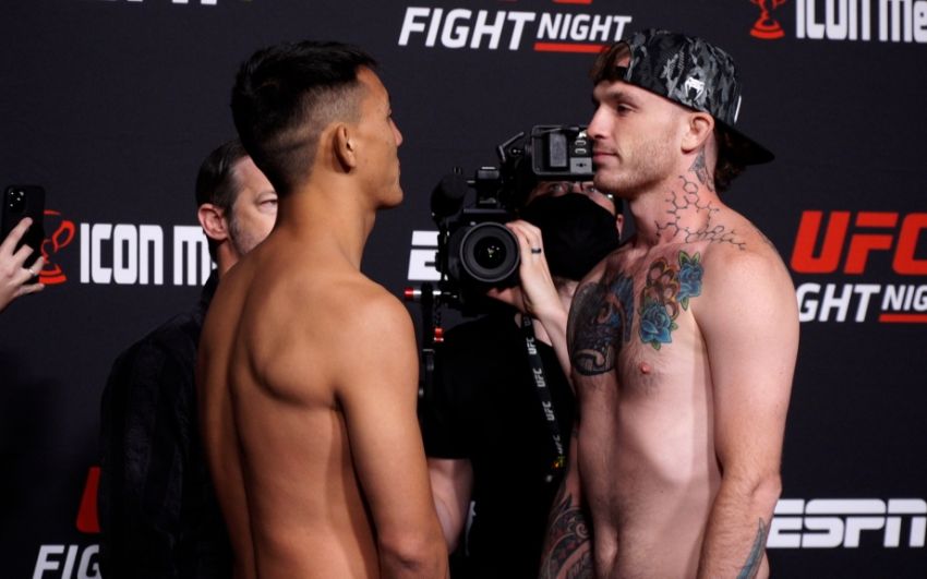 Видео боя Брендон Дженкинс - Чжу Жун UFC Fight Night 192