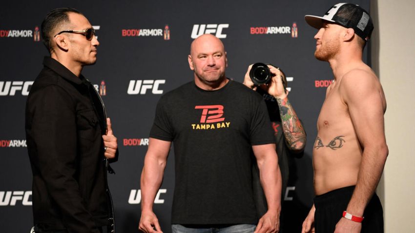 Церемония взвешивания перед UFC 249: Тони Фергюсон - Джастин Гэтжи