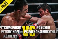 Видео боя Петчморакот Петчиинди - Понгсири ONE Championship: Warrior's Code