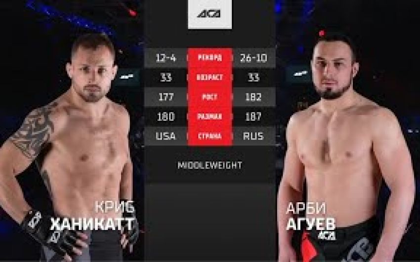 Видео боя Крис Ханикатт – Арби Агуев АСА 128