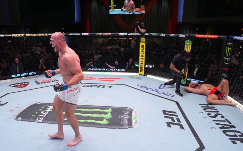 Сергей Спивак засабмитил Марчина Тыбуру в первом раунде на UFC on ESPN 61