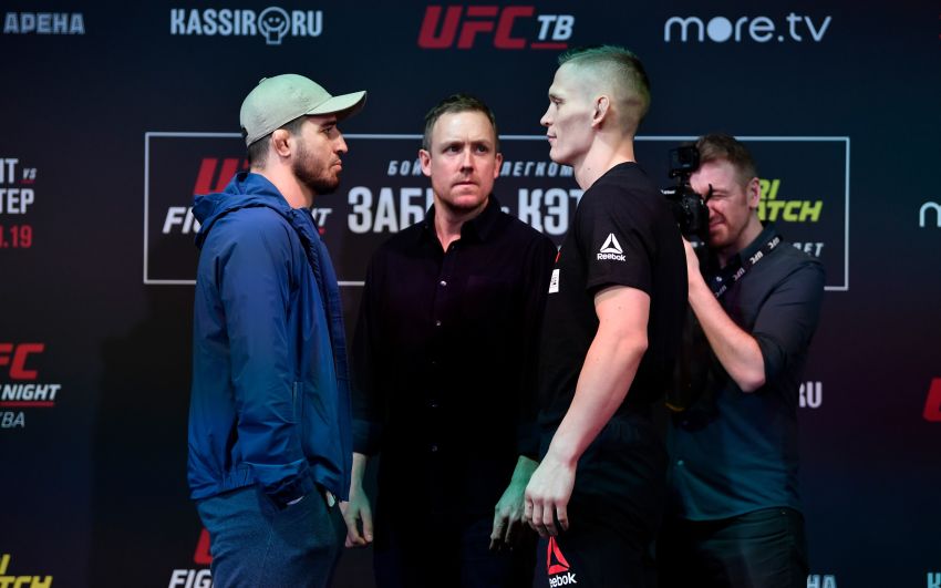 Видео боя Рустам Хабилов - Сергей Хандожко UFC Fight Night 163