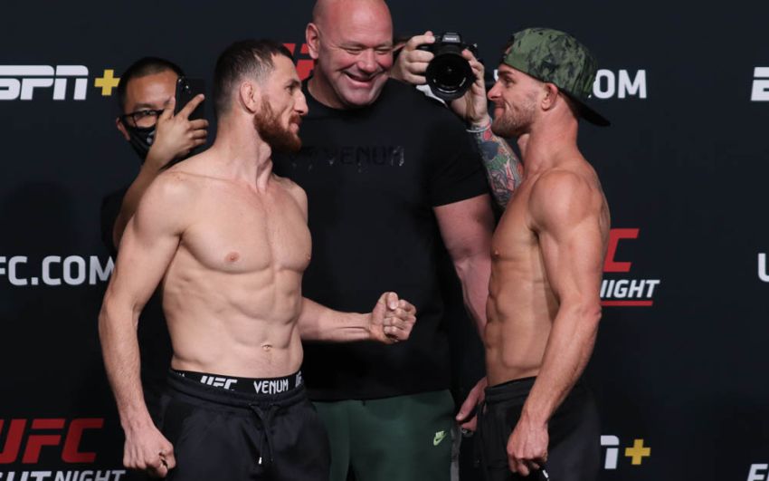Видео боя Мераб Двалишвили - Коди Стаманн UFC on ESPN 23
