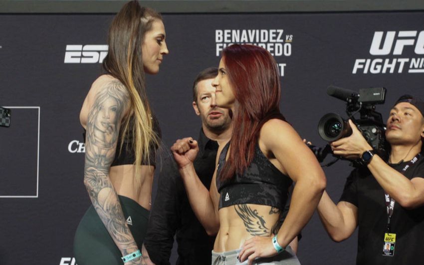 Видео боя Меган Андерсон - Норма Дюмонт UFC Fight Night 169