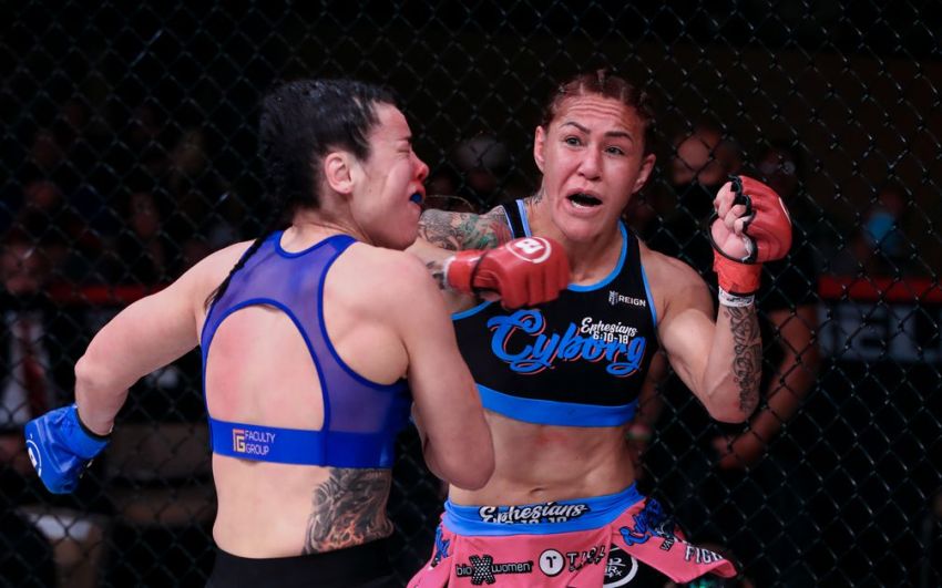 Крис Сайборг нокаутировала Шинейд Кавану в первом раунде на Bellator 271