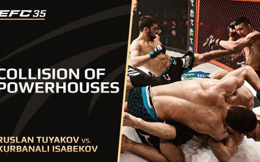 Видео боя Руслан Туяков – Курбанали Исабеков EFC 35