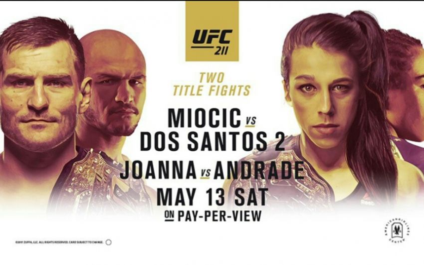 Результаты турнира UFC 211