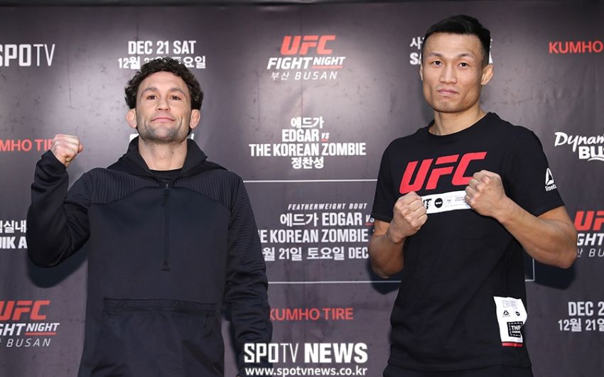 Стердауны и открытые тренировки перед турниром UFC Fight Night 165: Фрэнки Эдгар - "Корейский Зомби"