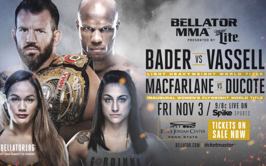 Результаты взвешивания перед турниром Bellator 186