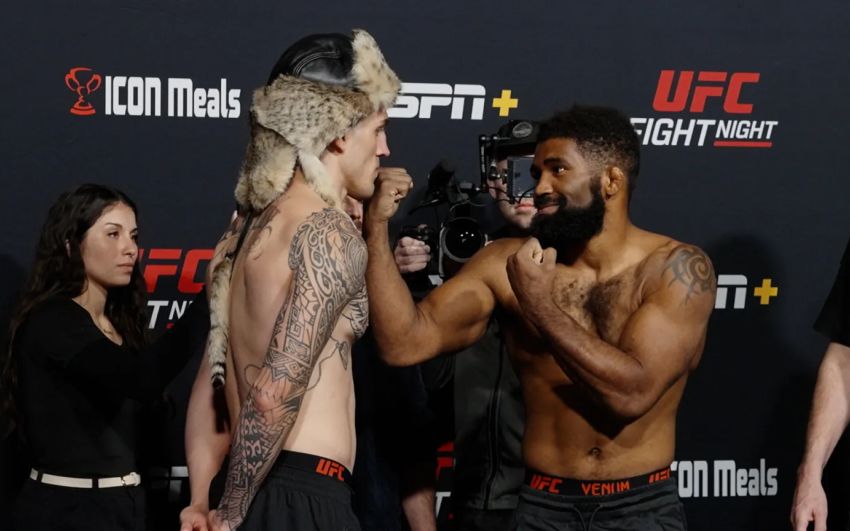 Результаты взвешивания UFC Fight Night 240