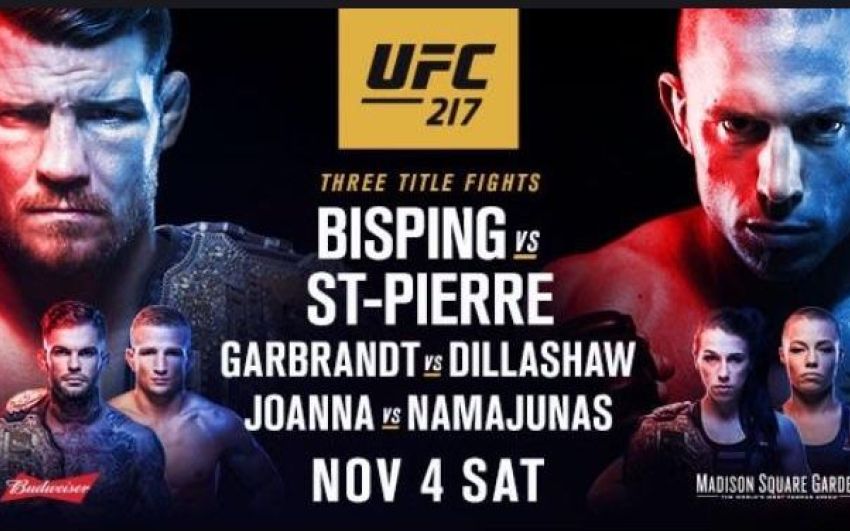 Прямая трансляция UFC 217