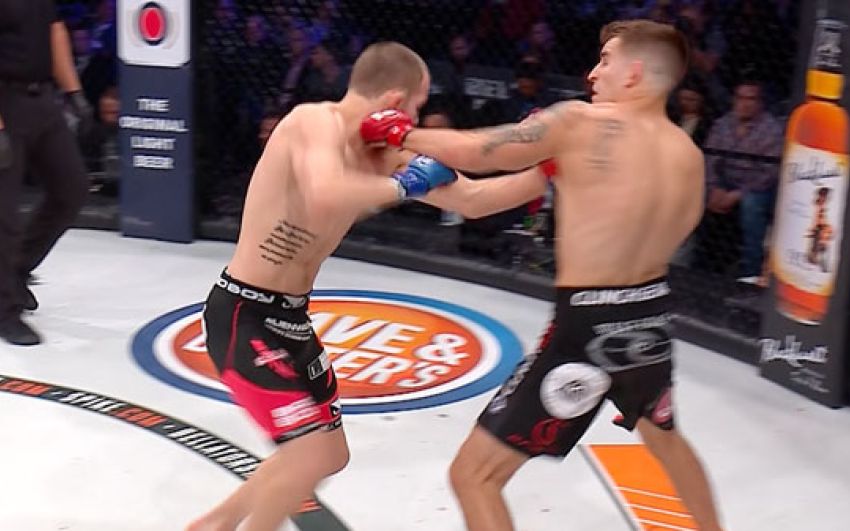 Видео боя Стив Козола - Джейк Робертс Bellator 175