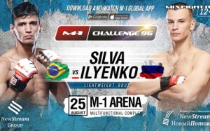 Видео боя Мичел Сильва - Алексей Ильенко M-1 Challenge 96