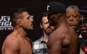 Церемония взвешивания участников турнира TUF 28 Finale: Дос Аньос - Усман