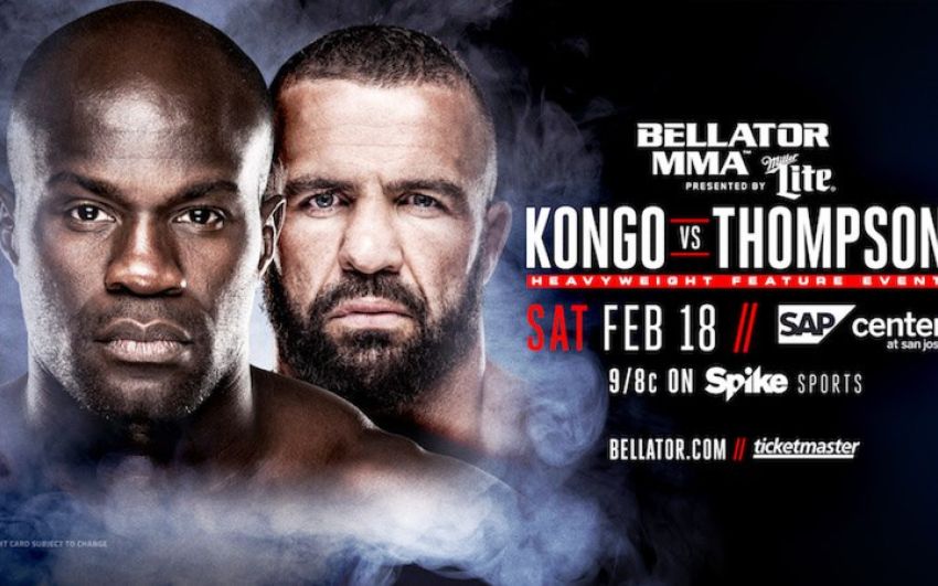 Анонс поединка Чейк Конго - Оли Томпсон на Bellator 172