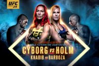 Файткард турнира UFC 219: Сайборг - Холм