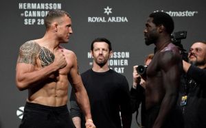 Видео боя Джек Херманссон - Джаред Каннонье UFC Fight Night 160