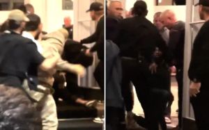 Видео: Мухаммад Мокаев и Манел Капе подрались в холе отеля, в котором проживают