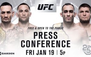 Прямая трансляция пресс-конференции посвященной 25-летию UFC: Фергюсон-Хабиб, Холлоуэй - Эдгар