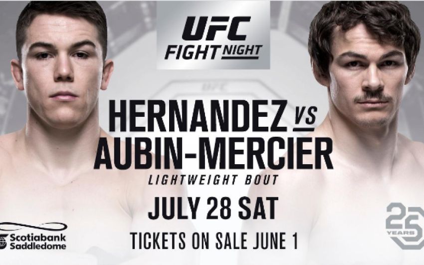 Александр Эрнандес и Оливье Обин-Мерьсе встретятся на турнире UFC on Fox 30