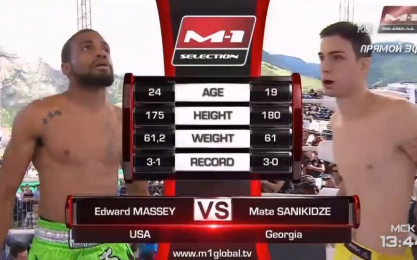  Видео боя M-1 Challenge 95: Эдвард Мейси - Мате Саникидзе