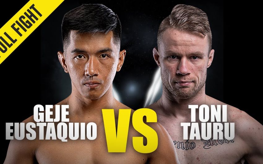 Видео боя Джехе Эустакио - Тони Тауру ONE Championship: Masters of Fate