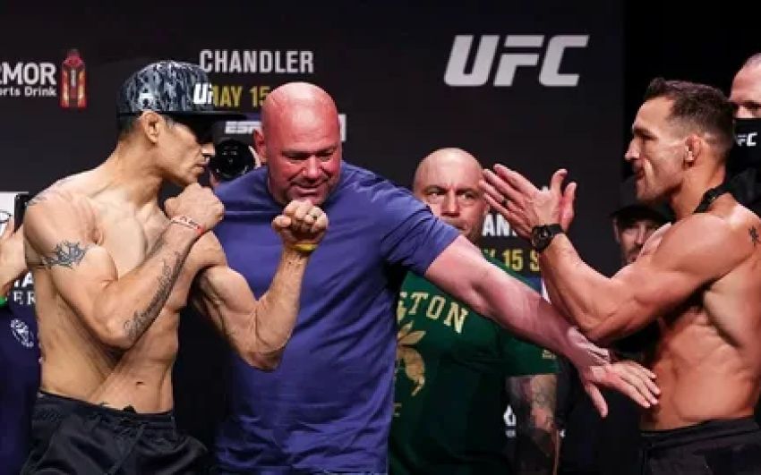 Видео боя Майкл Чендлер - Тони Фергюсон UFC 274