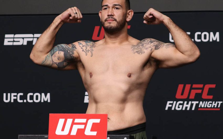 Результаты взвешивания турнира UFC Fight Night 189
