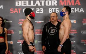 Видео боя Грачик Бозинян - Алексей Шуркевич Bellator 269
