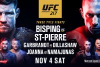 Файткард турнира UFC 217: Биспинг — Сень-Пьер