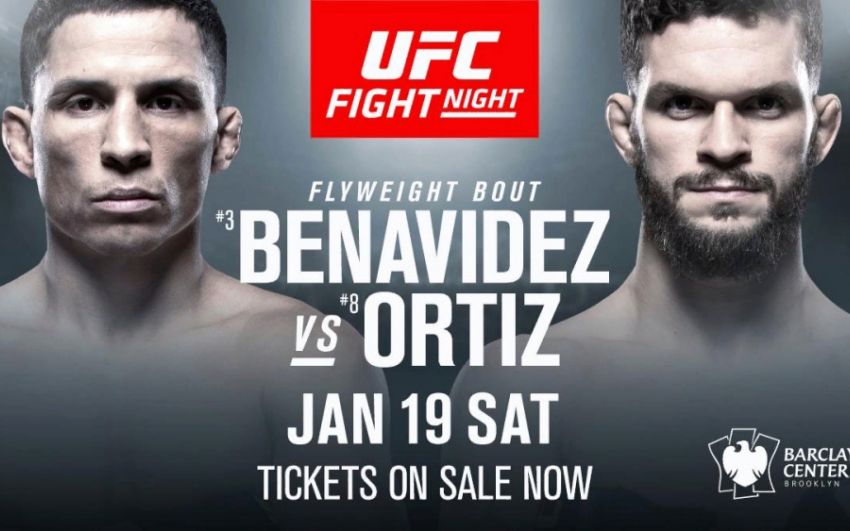 Поединок Джозеф Бенавидес - Дастин Ортиз официально утвержден на UFC on ESPN+ 1 