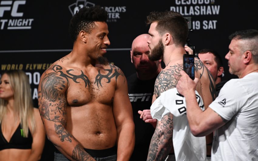 UFC Fight Night 143: Грег Харди уступил Аллену Кроудеру дисквалификацией