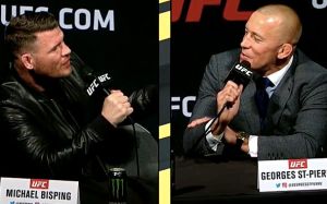 UFC 217: Лучшие моменты пресс-конференции Биспинга и Сент-Пьера