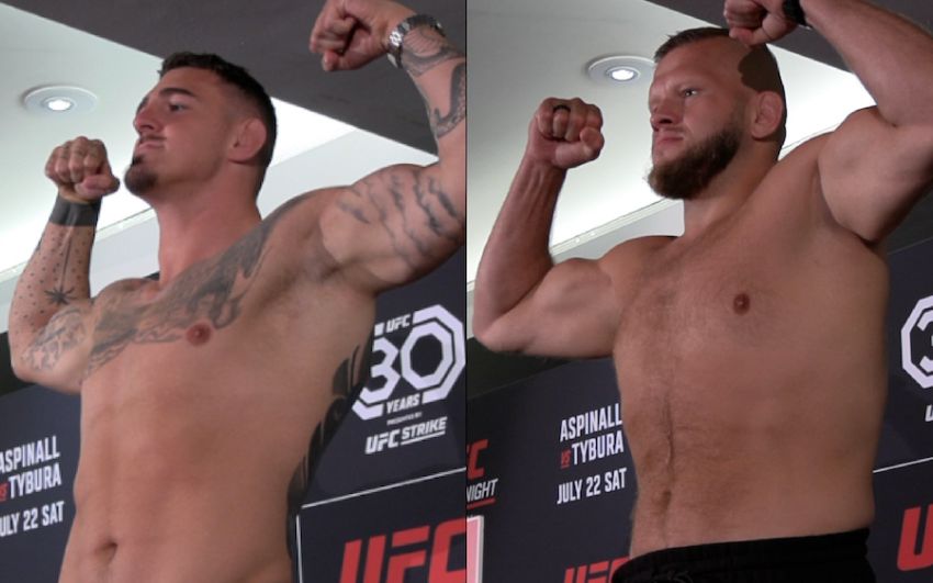 Результаты взвешивания UFC Fight Night 224