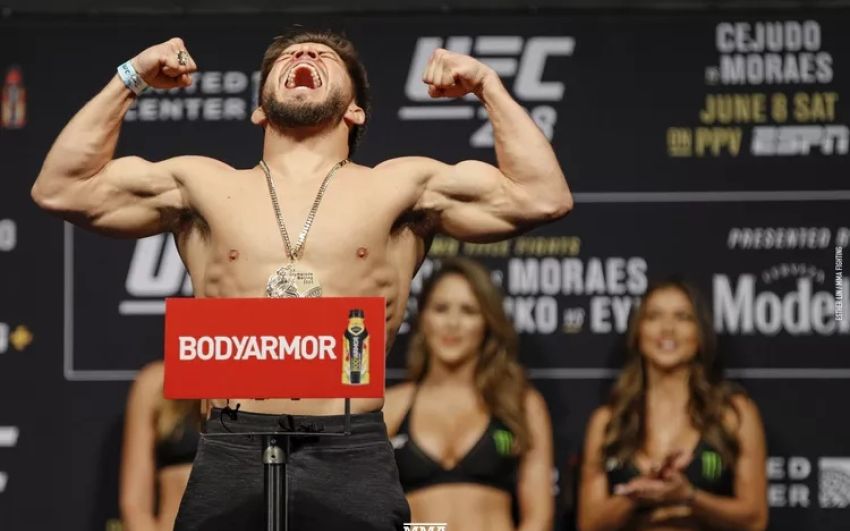Церемония взвешивания турнира UFC 238: Генри Сехудо - Марлон Мораес, Валентина Шевченко - Джессика Ай