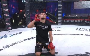 Видео боя Усман Нурмагомедов – Майк Хэмел Bellator 255