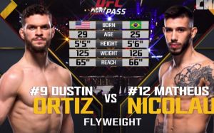Видео боя Дастин Ортис - Матэус Николау UFC on FOX 30