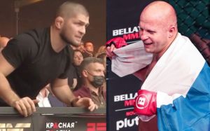 Реакция Хабиба Нурмагомедова на победу Федора Емельяненко: видео