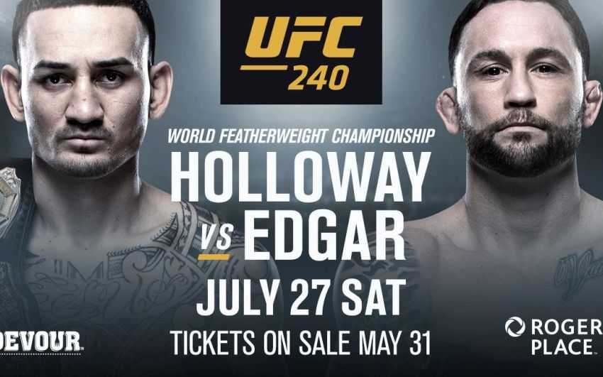 Где смотреть UFC 240: Макс Холлоуэй - Фрэнки Эдгар, Крис Сайборг - Фелисия Спенсер
