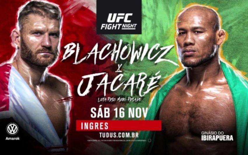 Где смотреть UFC Fight Night 164: Ян Блахович - Роналдо Соуза