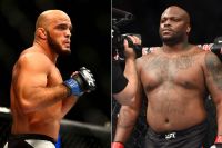Илир Латифи и Деррик Льюис в разработке на турнире UFC в Хьюстоне