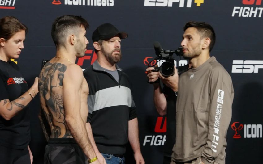 Результаты взвешивания UFC on ESPN 55