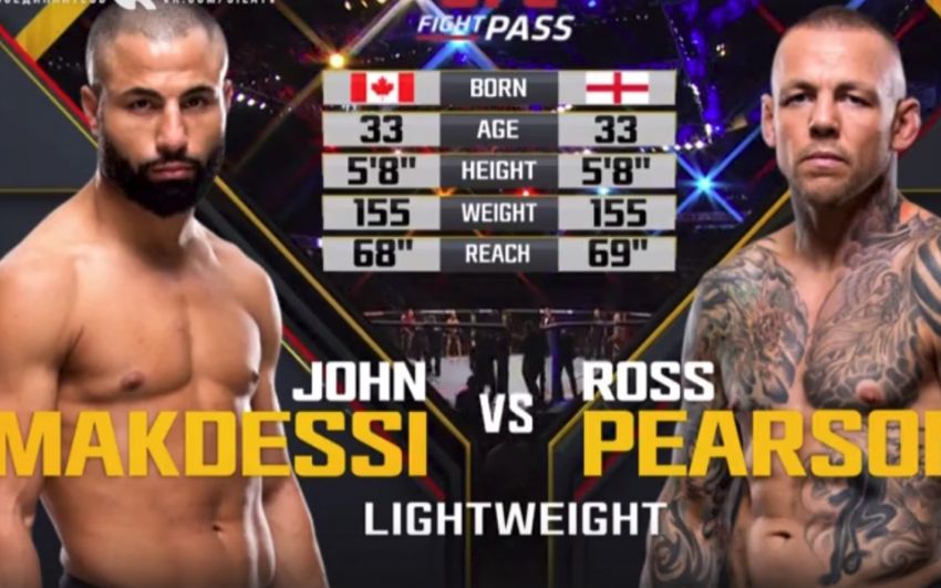 Видео боя Джон Макдесси - Росс Пирсон UFC on FOX 30